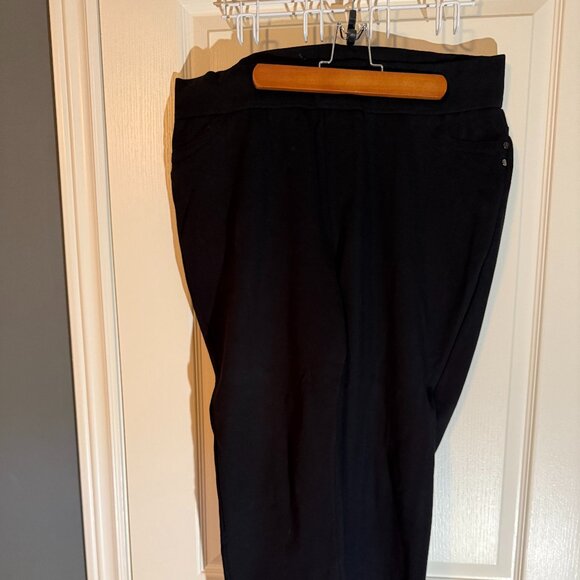 Black Pull on Trousers - Picture 1 of 4